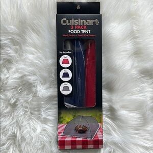 🆕 Cuisinart 3 Pack Mesh Food Tents Steel Wire Frames